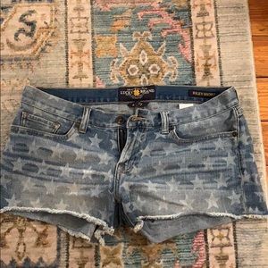 Lucky brand jean daisy dukes!